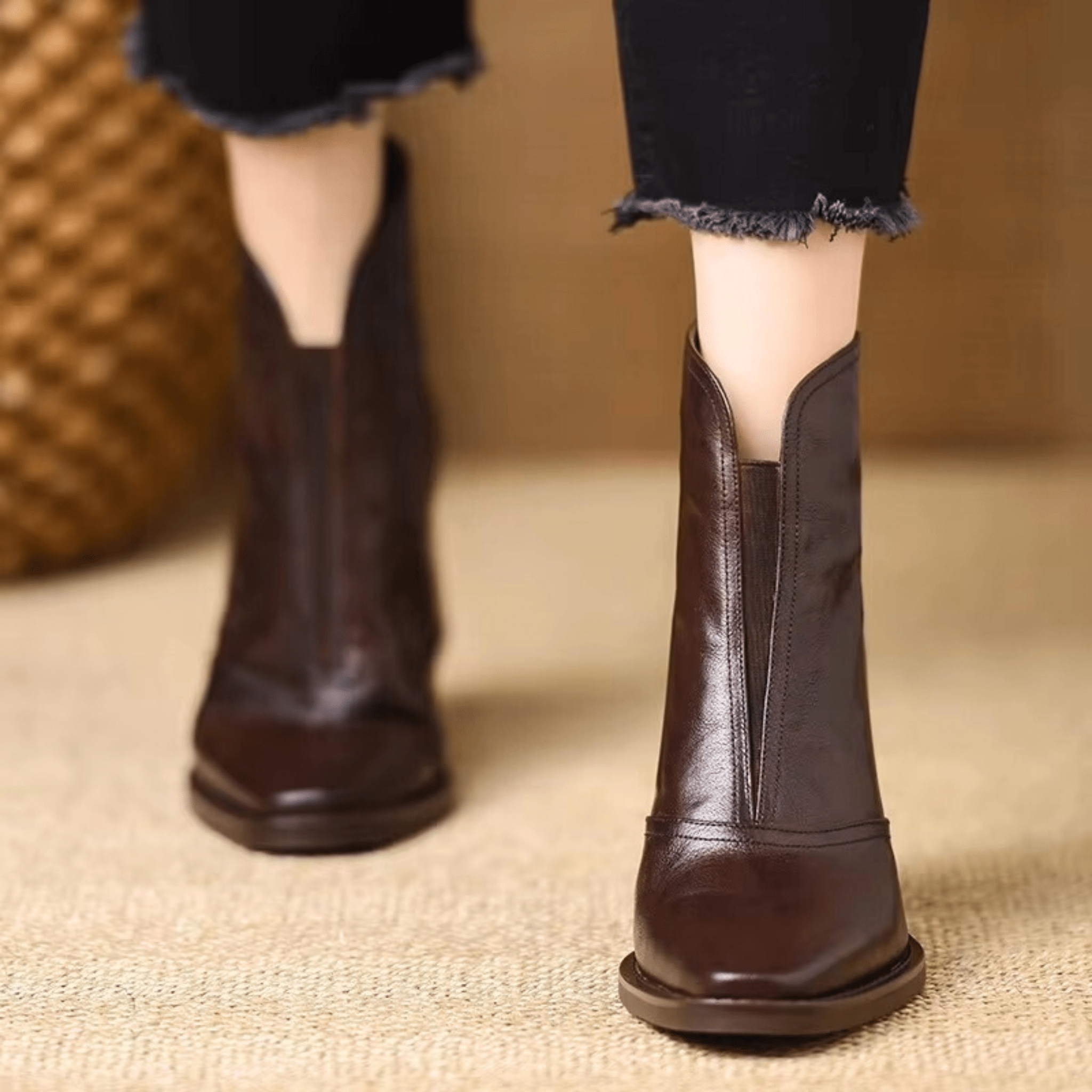 Claudia | Luxuriöse Stiefeletten mit mittelhohem Absatz