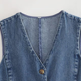 Rebekka | Jeansweste in Blau