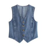 Rebekka | Jeansweste in Blau